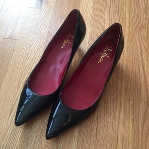 Cole Haan Black patent leather pumps